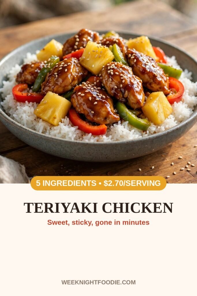 Pin it: teriyaki chicken from 12 easy 5-ingredient slow cooker dinners